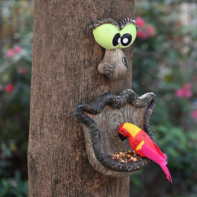 Mangeoire d'oiseaux décorative Tree Face