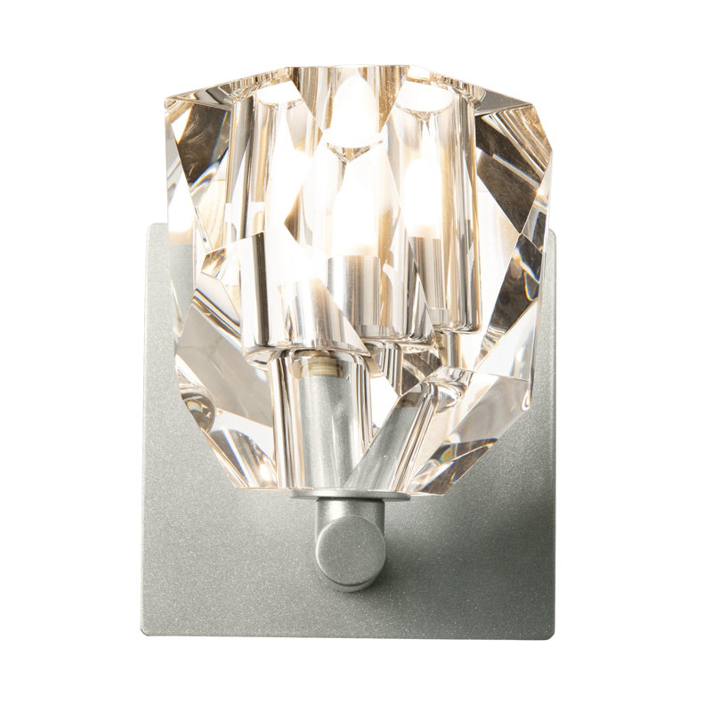 Gatsby 1 - Light Dimmable Bath Sconce, Sterling