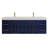 70.8" Wall-Mounted Double Bathroom Vanity Set-70381340