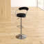 Tabouret de bar contemporain en vinyle réglable en hauteur avec accoudoirs et base en chrome-19920411-111236762-111236764