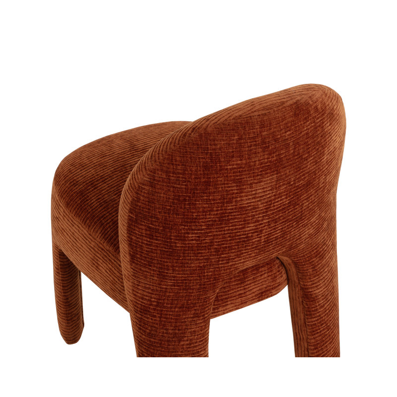 Upholstered Dining Chair, Brown