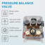 Robinet de douche thermostatique 12 pouces avec douche à main