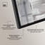 «Silver Symphony II Shadowbox», art mural minimaliste par Art Remedy, cadre noir, 25 x 25-303167250-303167212