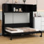 Lit escamotable double avec armoires de rangement