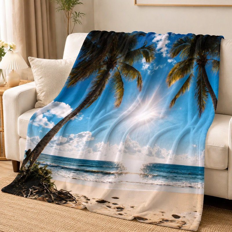 Jeté polaire en flanelle Cozy, L 50 po x l 40 po