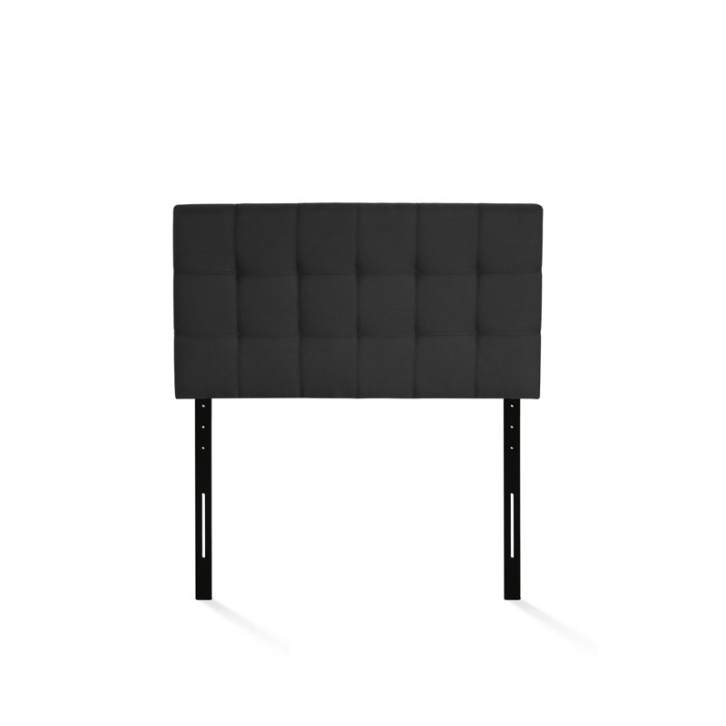 Tête de lit tapissier à panneau Karp, Simple