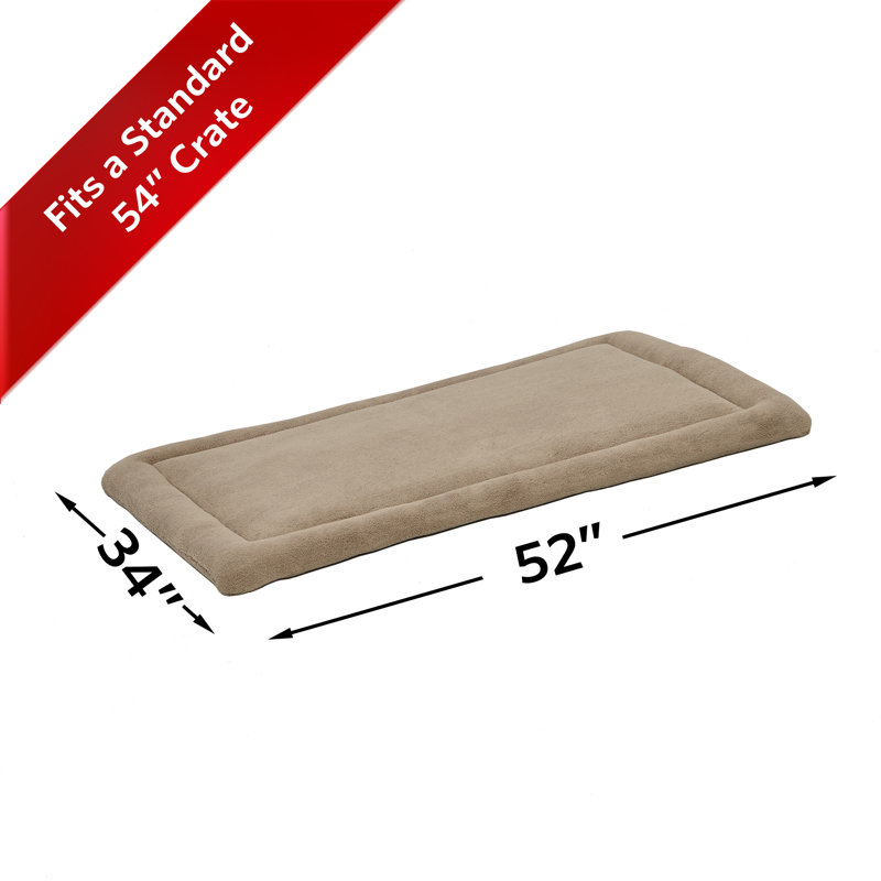 Extra Large Taupe Micro Terry Cotton Pet Bed