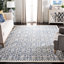 Tapis géométrique en laine touffeté à la main Sadik-824474715