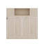 Lit escamotable double avec armoires de rangement