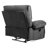 Oversized Manual Recliner Chair Sofa With Super Soft Fleece, Massage Pillow, And Generous Seat Width For Ultimate Comfort, Recliner-1745925831