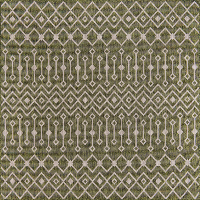 Tapis d'extérieur Preen couleur beige, Carré 7 pi 10 po