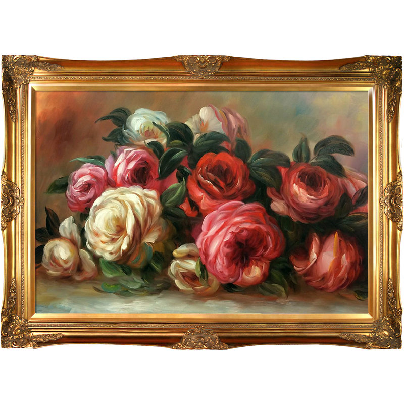 «Discarded Roses» par Pierre-Auguste Renoir - reproduction d'art sur toile
