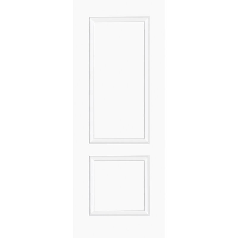 Berlin Prefinished White Internal Door, 198.1cm H x 68.6cm W x 3.5cm D