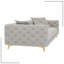 97.7 " Velvet Sleeper Sofa