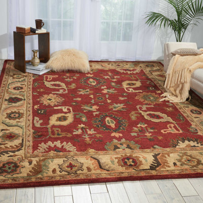 Nourison Tahoe 8'6" x 11'6" Red Traditional Indoor Rug