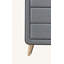 Commode en tissu gris clair