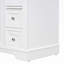 Base de meuble-lavabo simple 35,6 po seulement en blanc