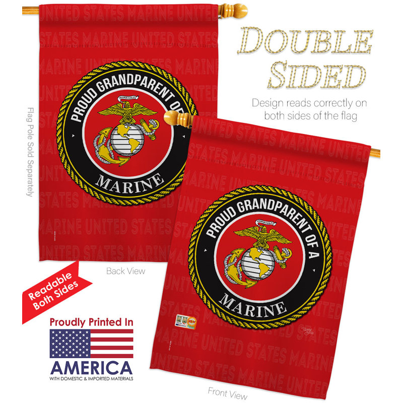 Ensemble de drapeaux en polyester 2 côtés 40 x 28 po