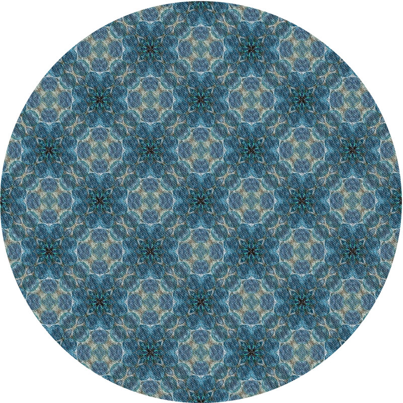 Tapis bleu sarcelle Plotkin, Rond 4 pi