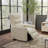 Wibaux Faux Leather Power Lift Recline with Side Pockets