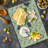Ambesonne Cartoon Cutting Board Large Size Bear Fox and Bunny Multicolor