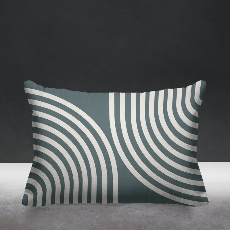 Coussin décoratif intérieur / extérieur Kumba, gris