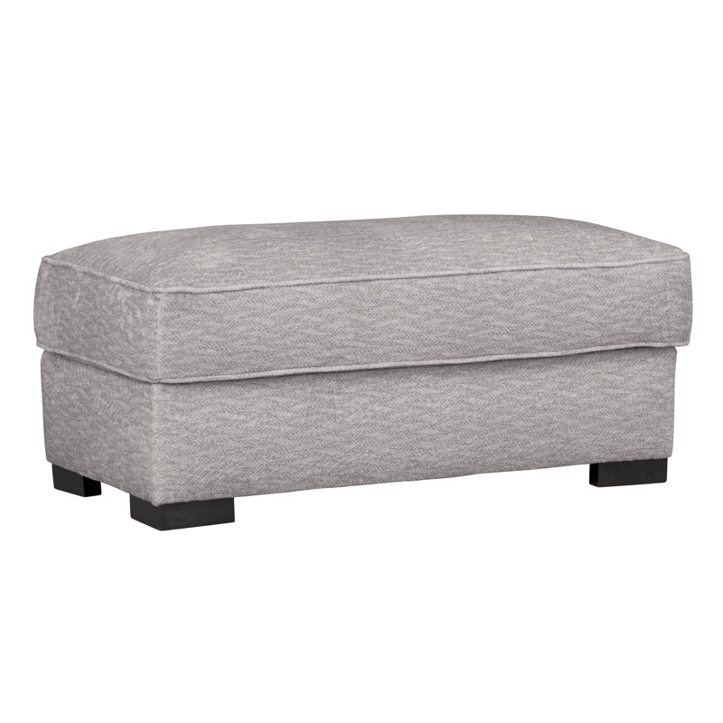 Repose-pieds standard Amabella, Mélange de polyester gris