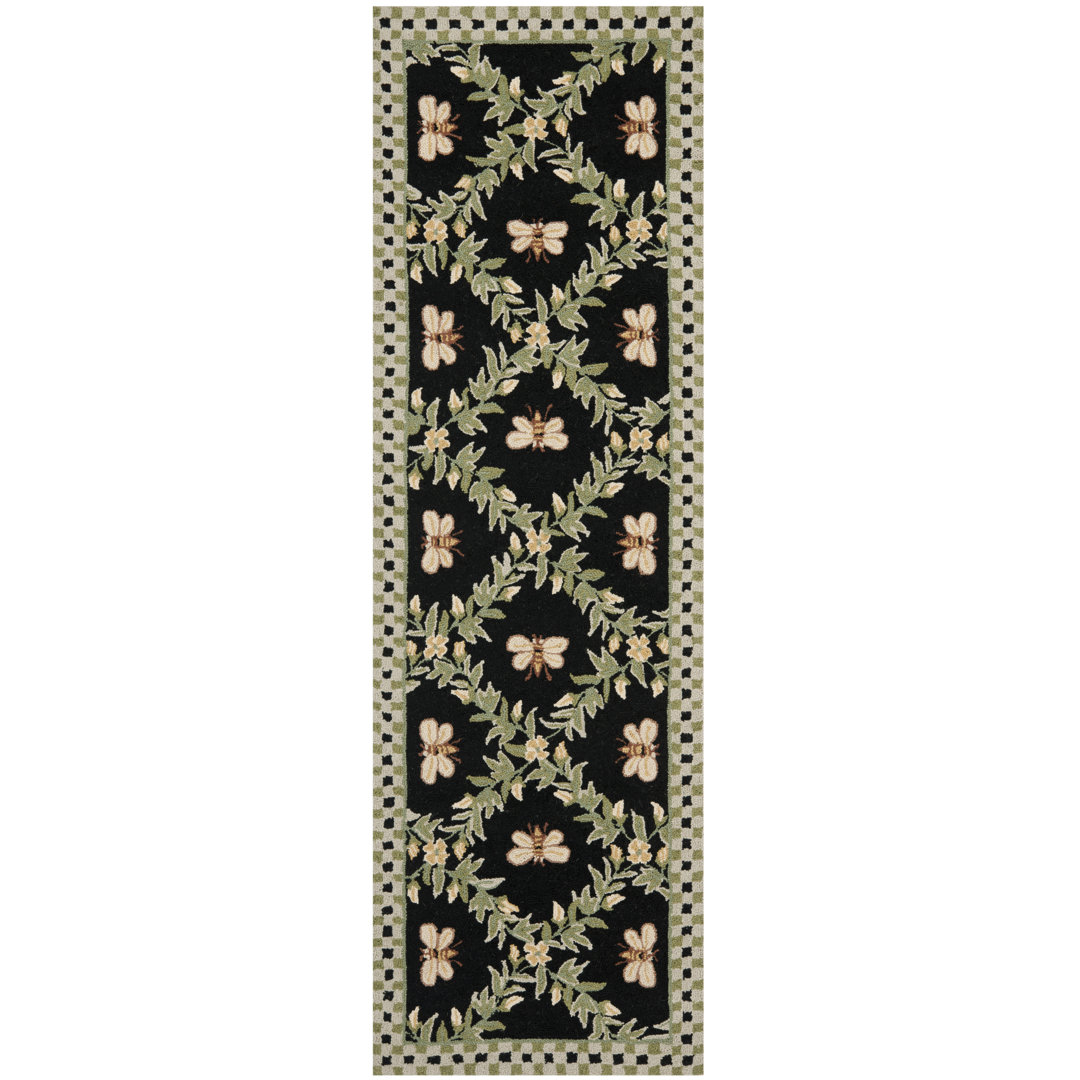 Hand Hooked Wool Southwestern Rug Birch Lane™ Rug