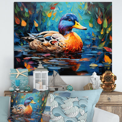 Fauve canard II, art mural