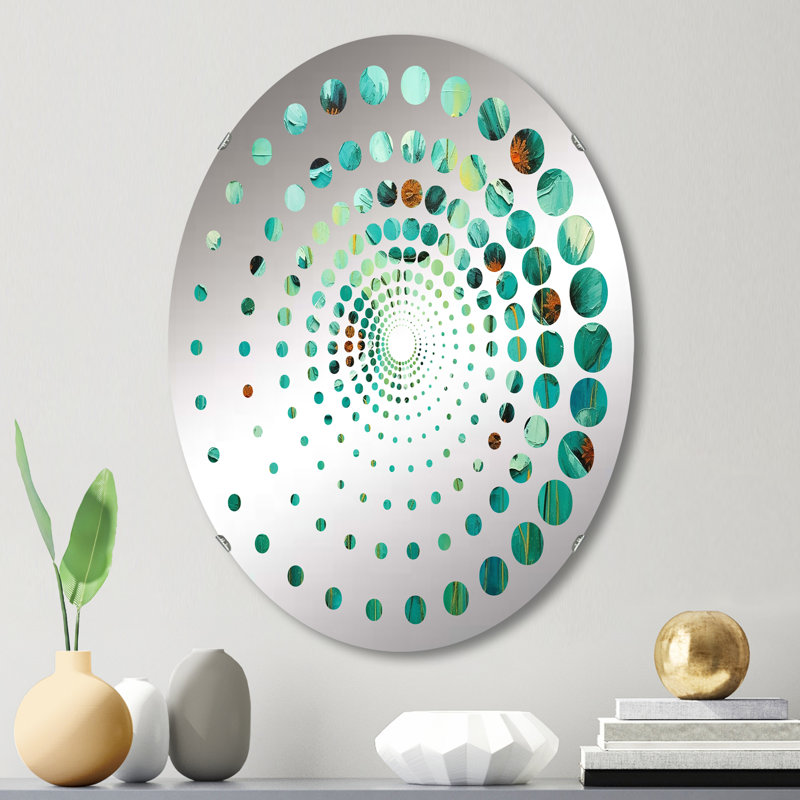 Miroir mural oval, 29,5 po x 19,6 po