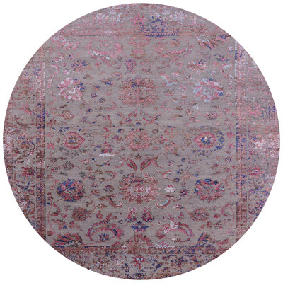 Tapis oriental brun / bleu