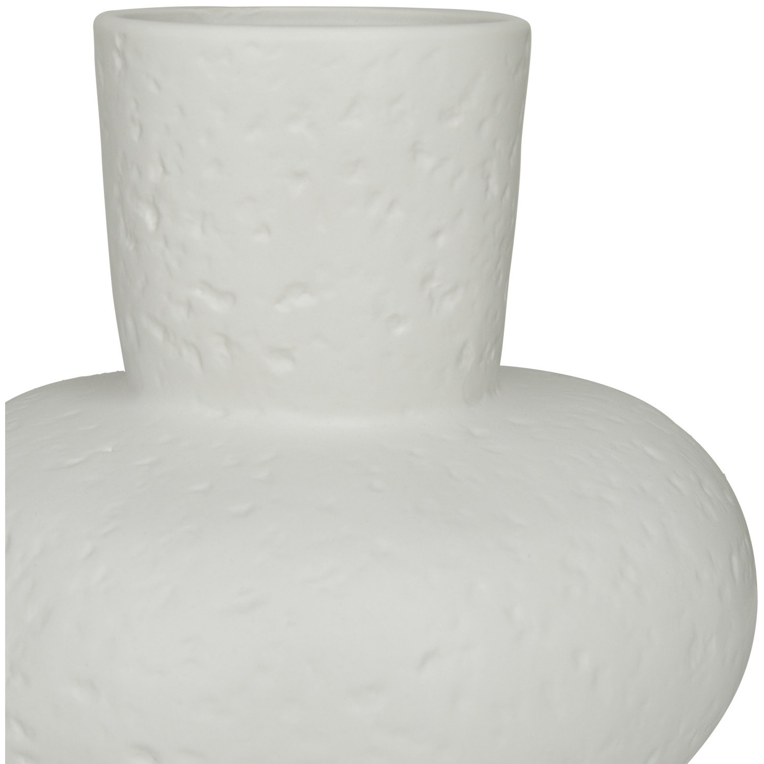 Ardi 10.95'' Stoneware Table Vase, White