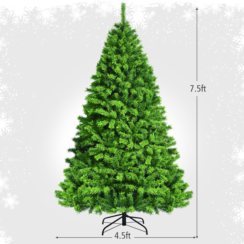 Arbre de Noël pin vert, H 7,5 pi