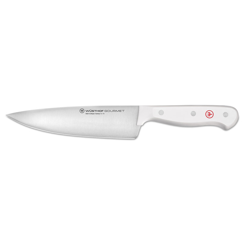 WÜSTHOF Gourmet White 8" Chef's Knife, White, 6"