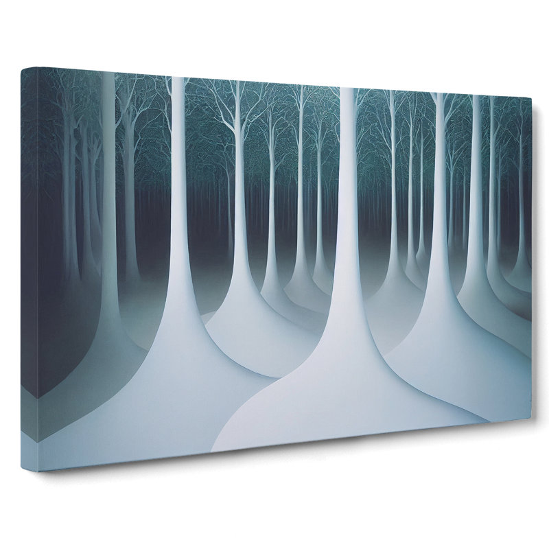 Magnetic Forest - Wrapped Canvas Print, 40cm H x 60cm W x 3cm D
