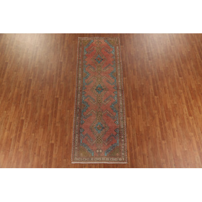 Tapis de couloir traditionnel fait à la main 4 x 11 po