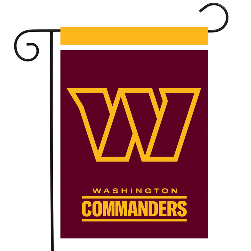Washington Commanders NFL Licensed Garden Flag, Commanders de Washington
