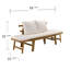 Chaise longue d'extérieur convertible avec coussin-1040393570