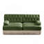 Canapé Chesterfield en velours doux capitonné à boutons-1926184429