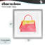 Élégant sac à main corail imprimé sous verre, design par Hillary Holt-810190404-810190409