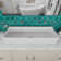 48" Fireclay Rectangular Trough Bathroom Sink