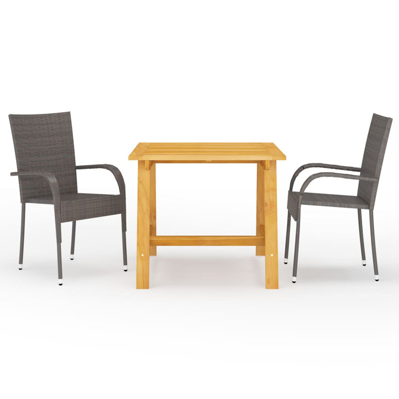 2 - Person Dining Set, Brown