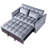 Modern Style Design Velvet Sofa Bed-93189562