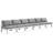 Angilina 180'' Wide Aluminum Patio Sofa with Cushions-61189466-61209895