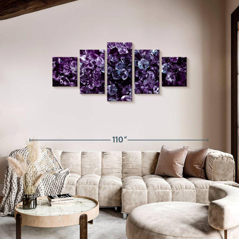 Purple Plastic, 36" H x 80" W