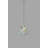Elegant Mint Metal Chandelier, Adjustable Height 11.8 x 14.2 inches | Ø11.8 in Base Plate, Max 40W E27 Socket | Perfect for Living Room, Dining Area & Entryway, Stylish Design with Durable Metal Body-719829885