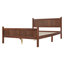 Lit plateforme en bois avec tête et pied de lit-132922880-132922882
