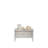 Grey Coffee Table With All - Side Finish, Hexagon Pattern, And Ample Space Suitable For Home Use