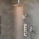 Thermostatic Digital Shower System Set ,12" LED Rainfall Shower Head with Rough-In Valve