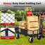 43.99cm H x 36.88cm W Utility Cart with Wheels